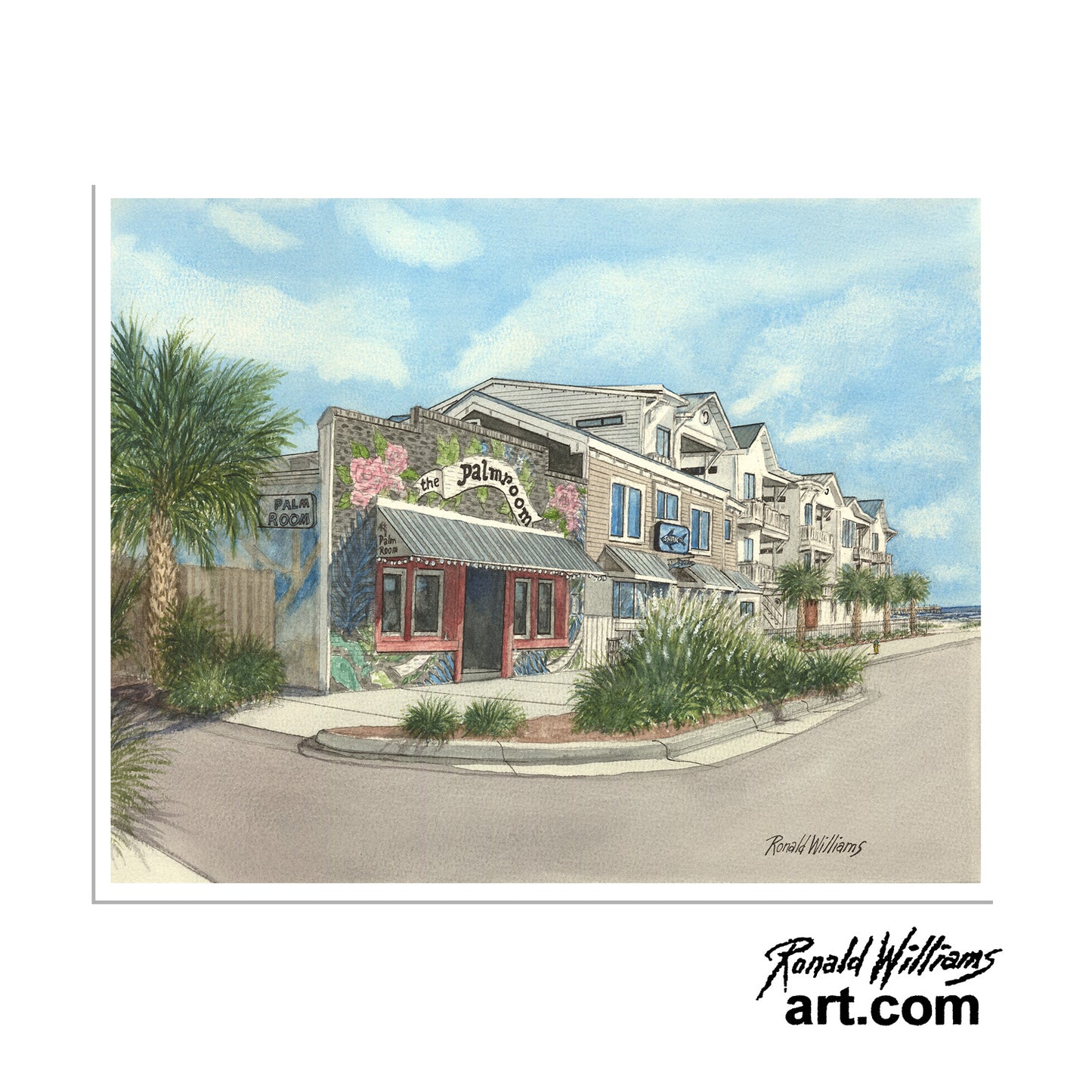 Prints - Historic Palm Room In Wrightsville Beach