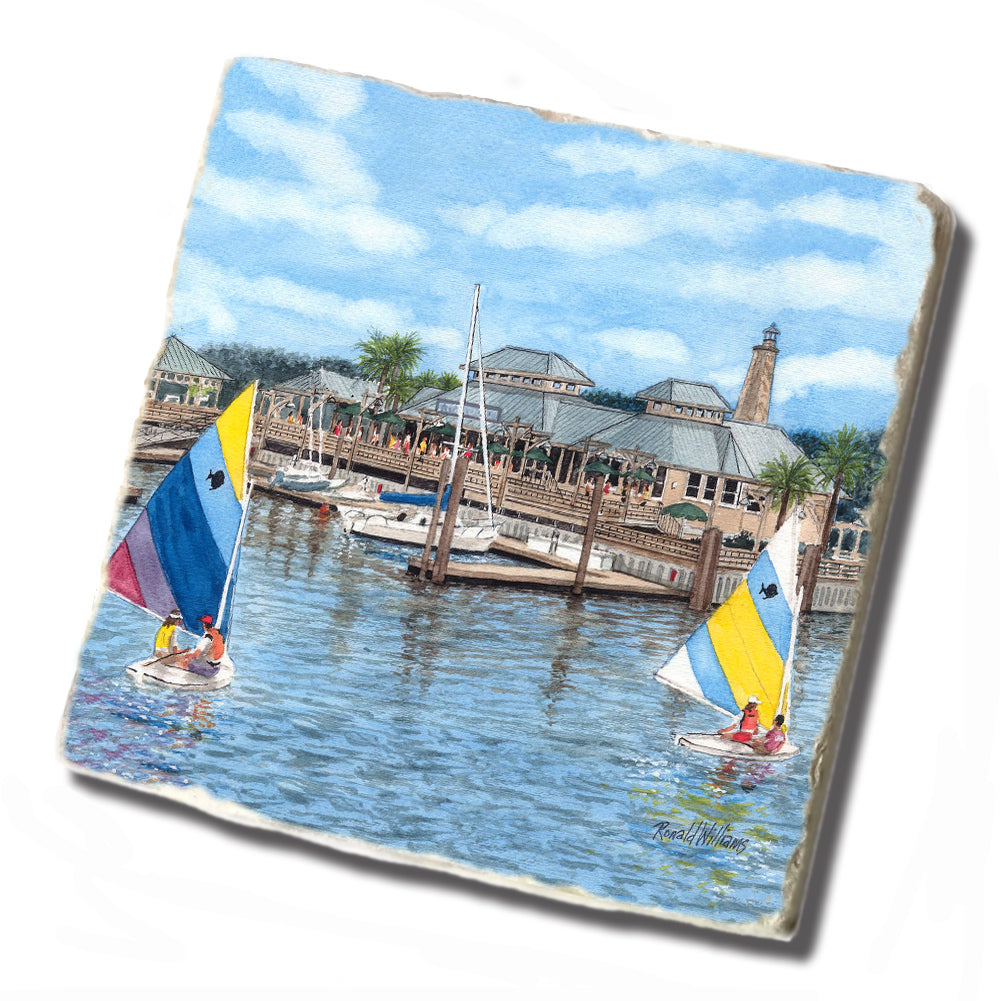 Coaster - Tumbled Tile Bald Head Island Marina