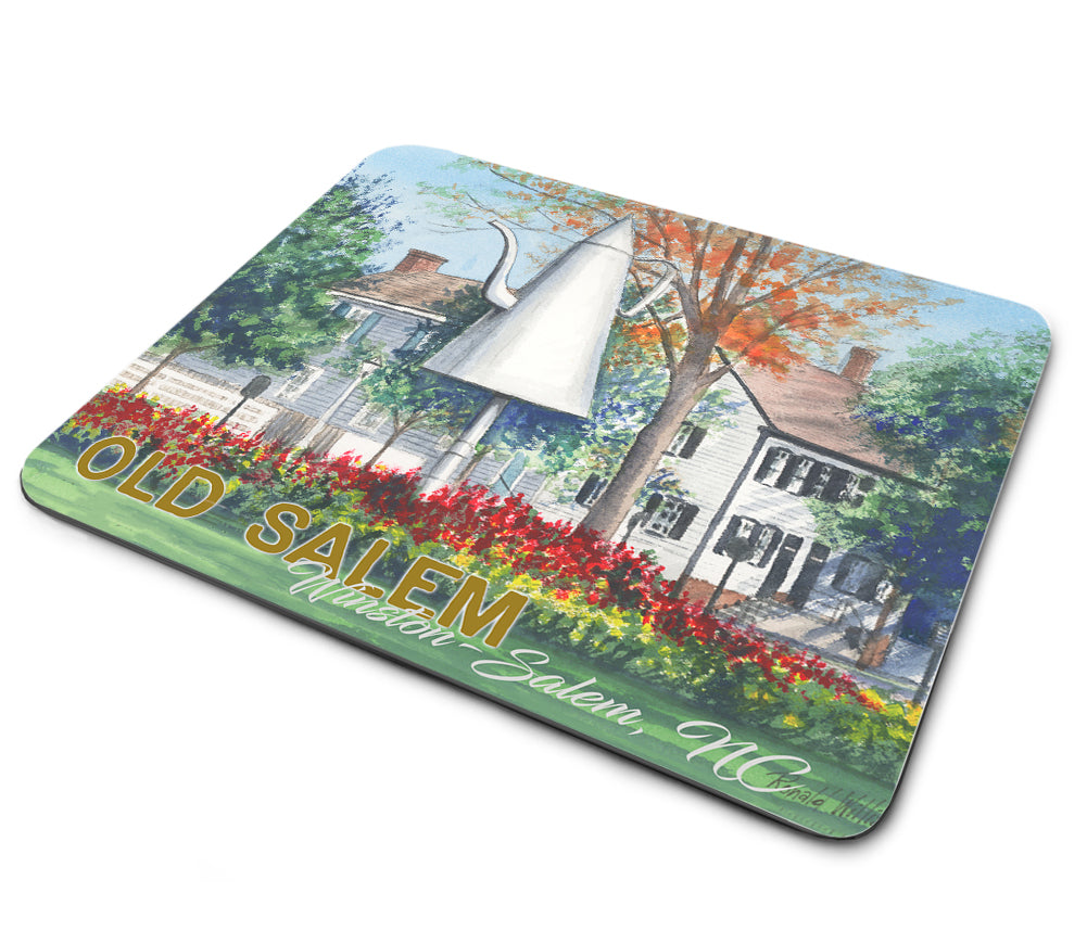 Mouse Pad - Old Salem Main Street Tea Pot North Carolina