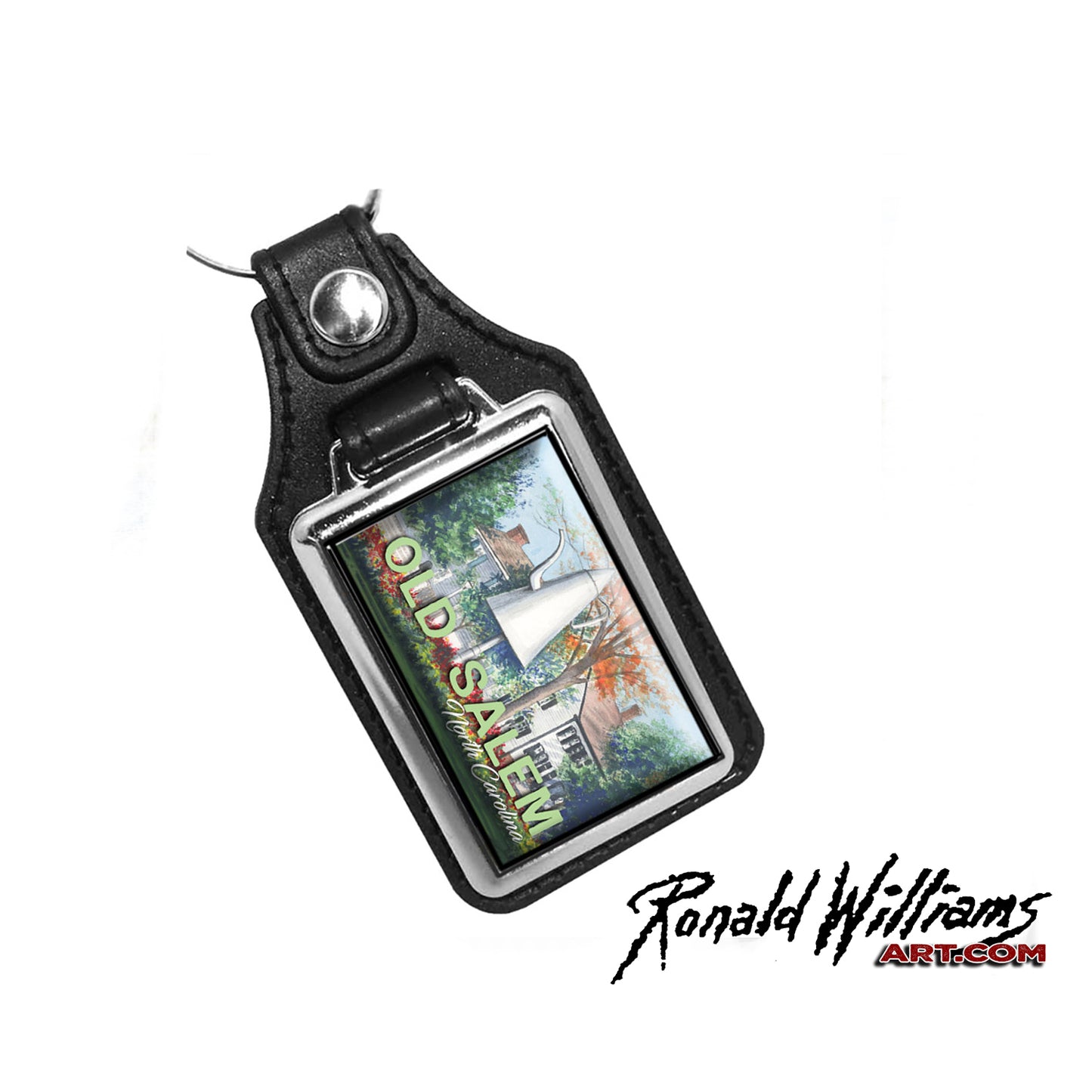 Key Ring - Historical Moravian Coffee Pot Old Salem Winston-Salem NC