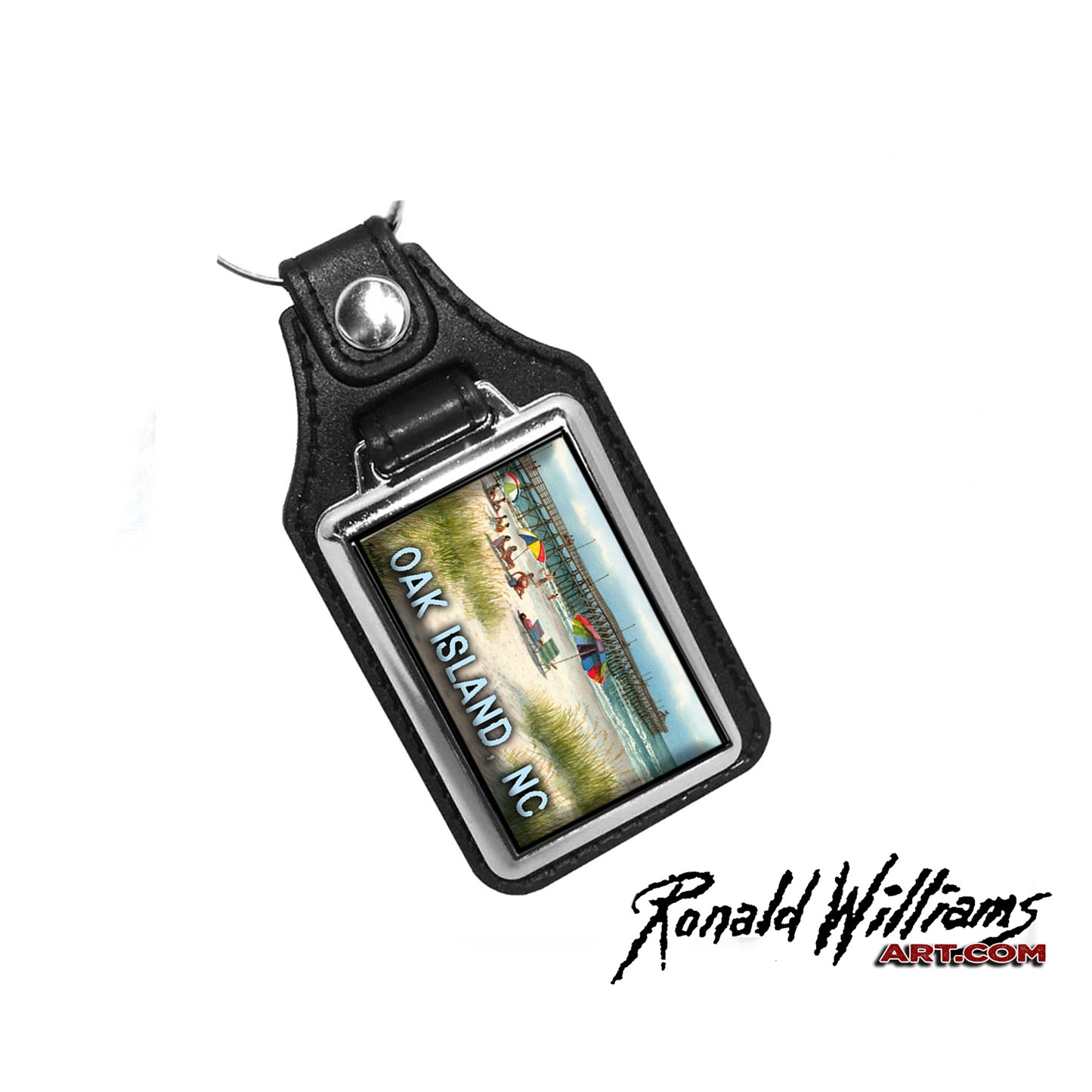 Key Ring - Ocean Crest Fishing Pier Oak Island North Carolina