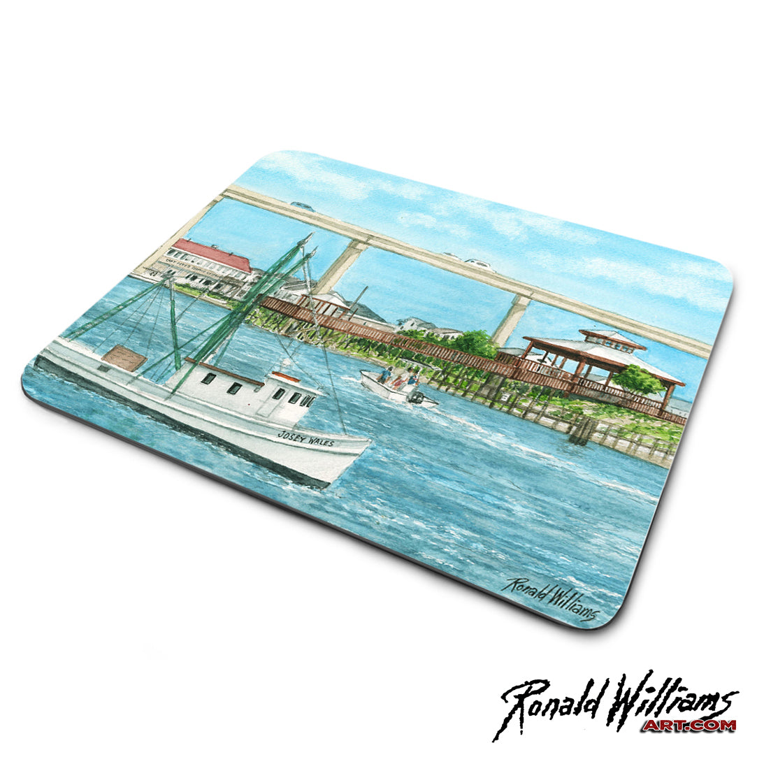 Mouse Pad - New Bridge to Holden Beach North Carolina