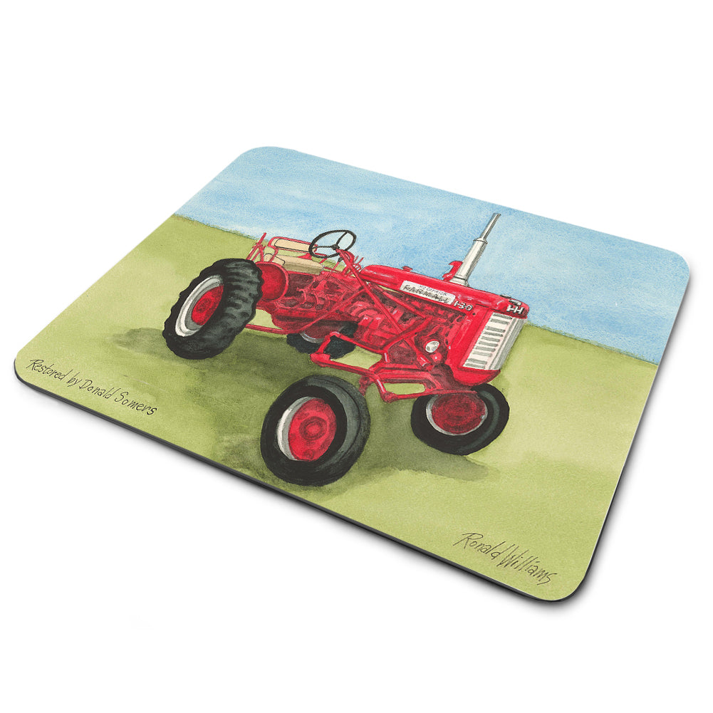 Mouse Pad - Restored McCormick Farmall 130 Farm Tractor