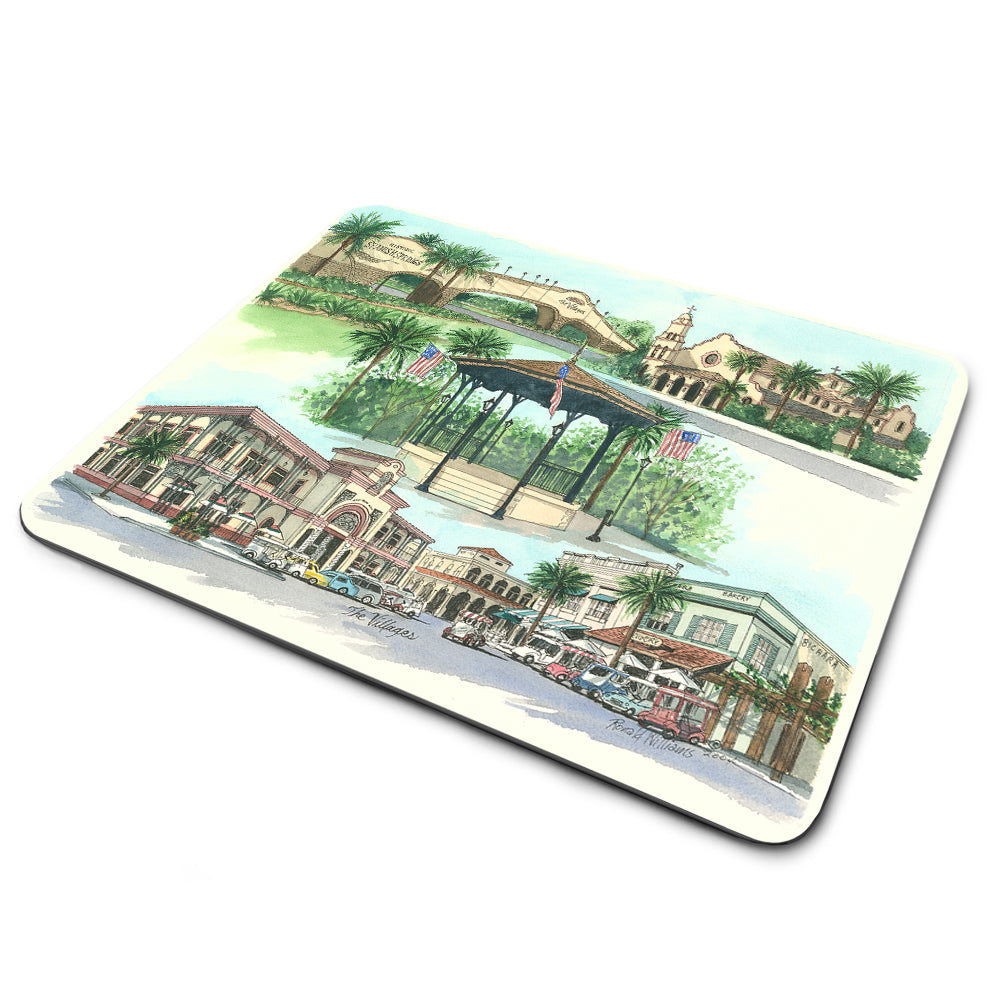 Mouse Pad - The Villages Florida Montage