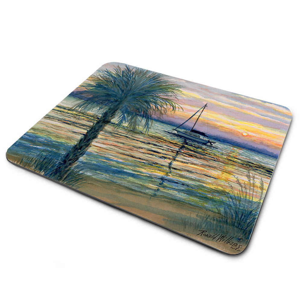 Mouse Pad - Sailboat at Sun Down