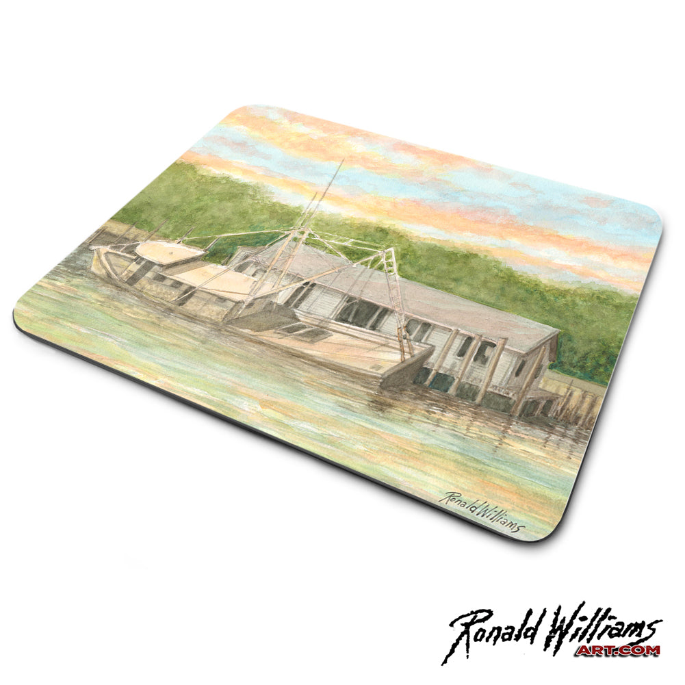 Mouse Pad - Holden Beach Sunken Boat