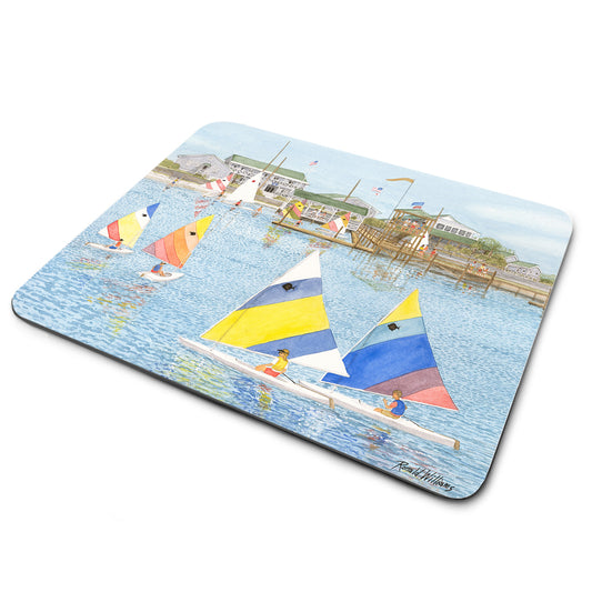 Mouse Pad - Sail Boats Passing By