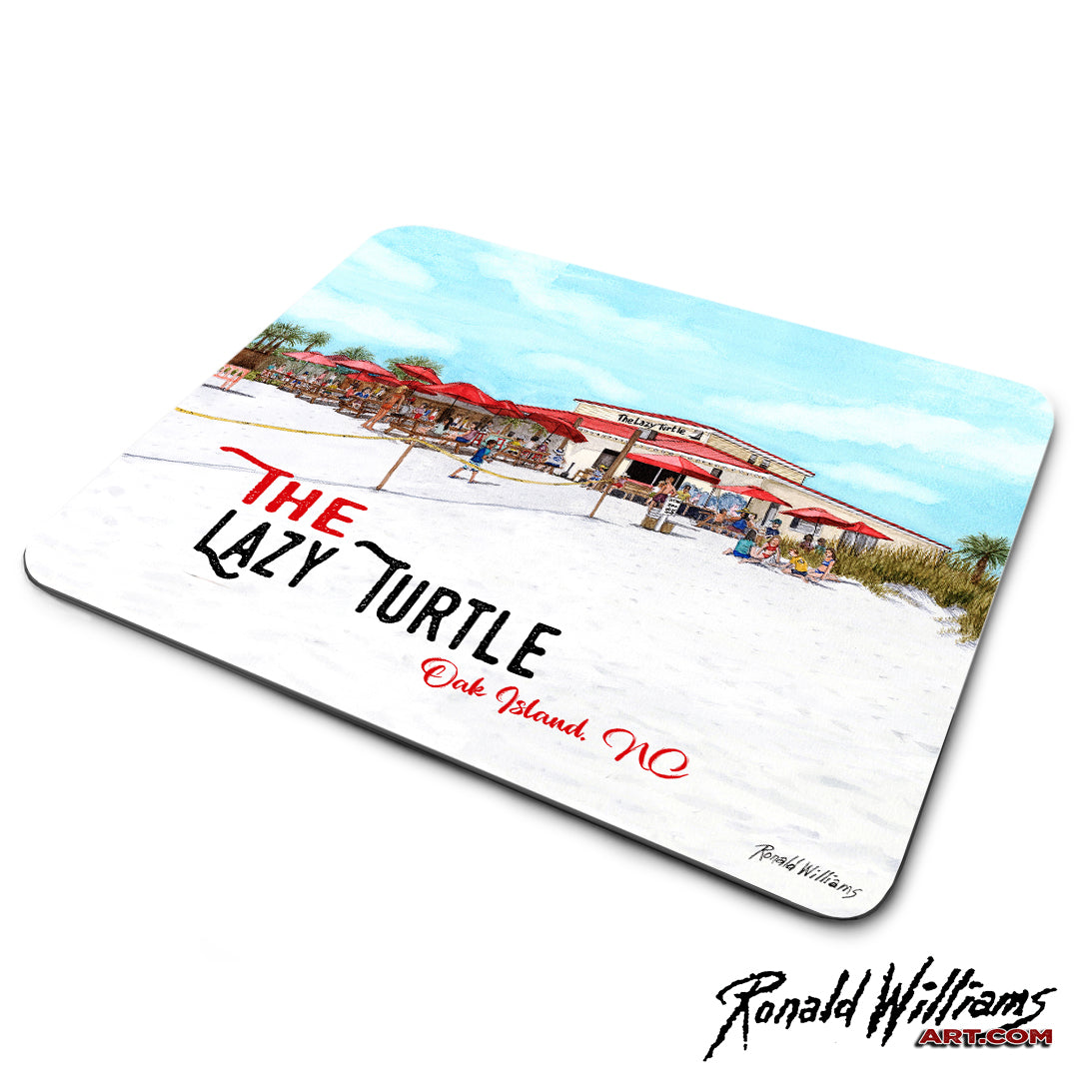 Mouse Pad - The Lazy Turtle Oak Island North Carolina