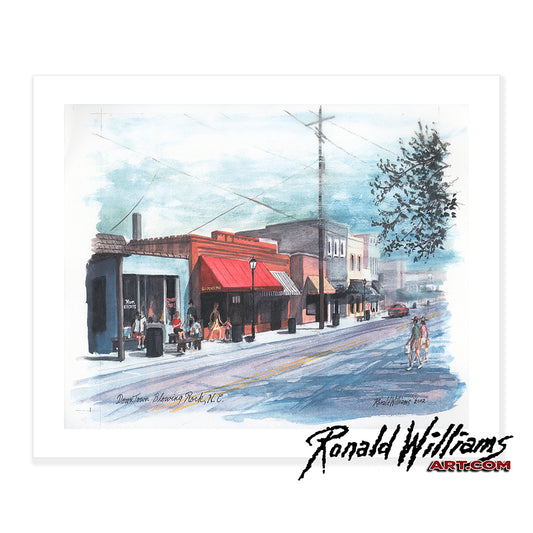 Prints - Main Street Blowing Rock North Carolina