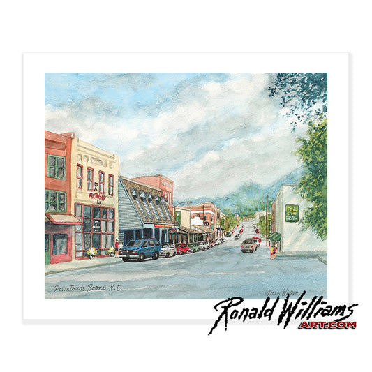 Prints - Main Street Downtown Boone North Carolina