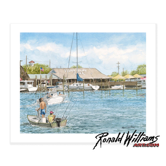 Prints - Fishy Fishy Cafe Southport North Carolina Waterfront