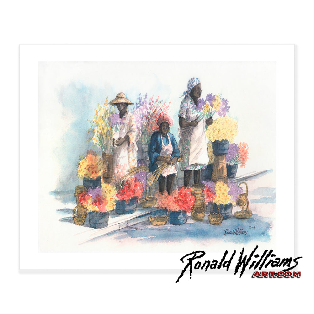 Prints - Flower Women of Savannah