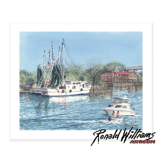 Prints - Holden Beach North Carolina Waterfront