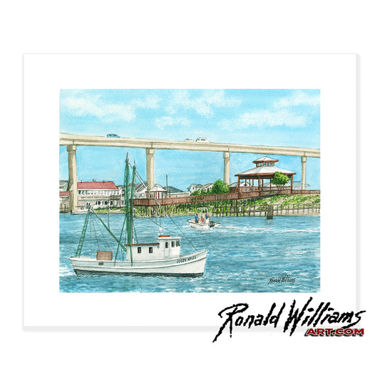 Prints - New Bridge to Holden Beach North Carolina