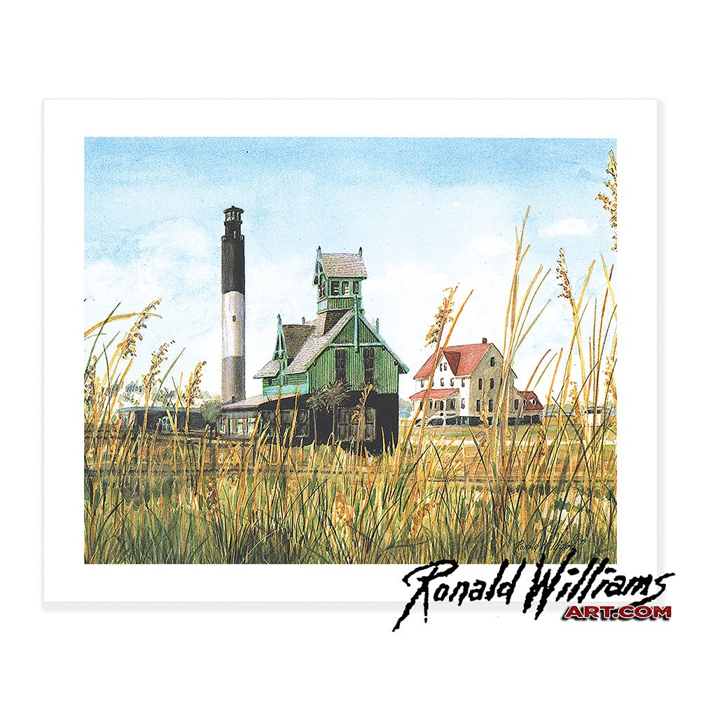 Prints - Oak Island North Carolina Life Saving Station