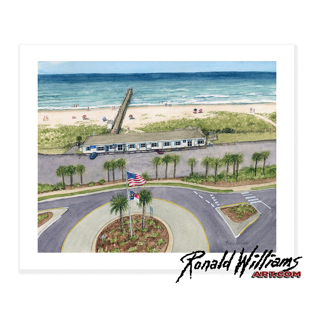 Prints - Ocean Isle North Carolina Fishing Pier