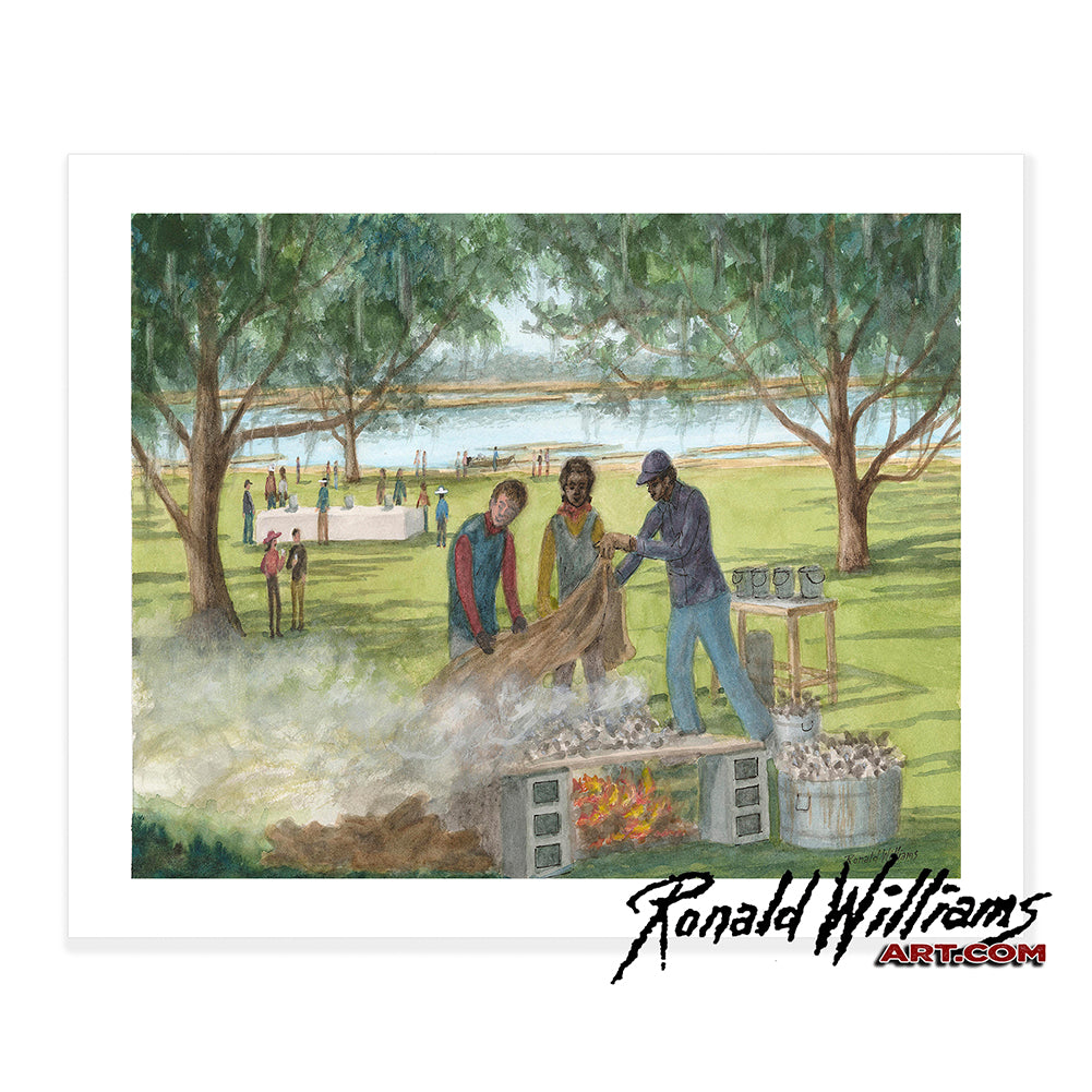 Prints - Down South Old Fashion Oyster Roast