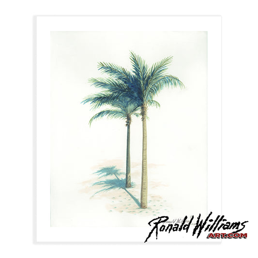 Prints - Two Palm Trees To Sit Under