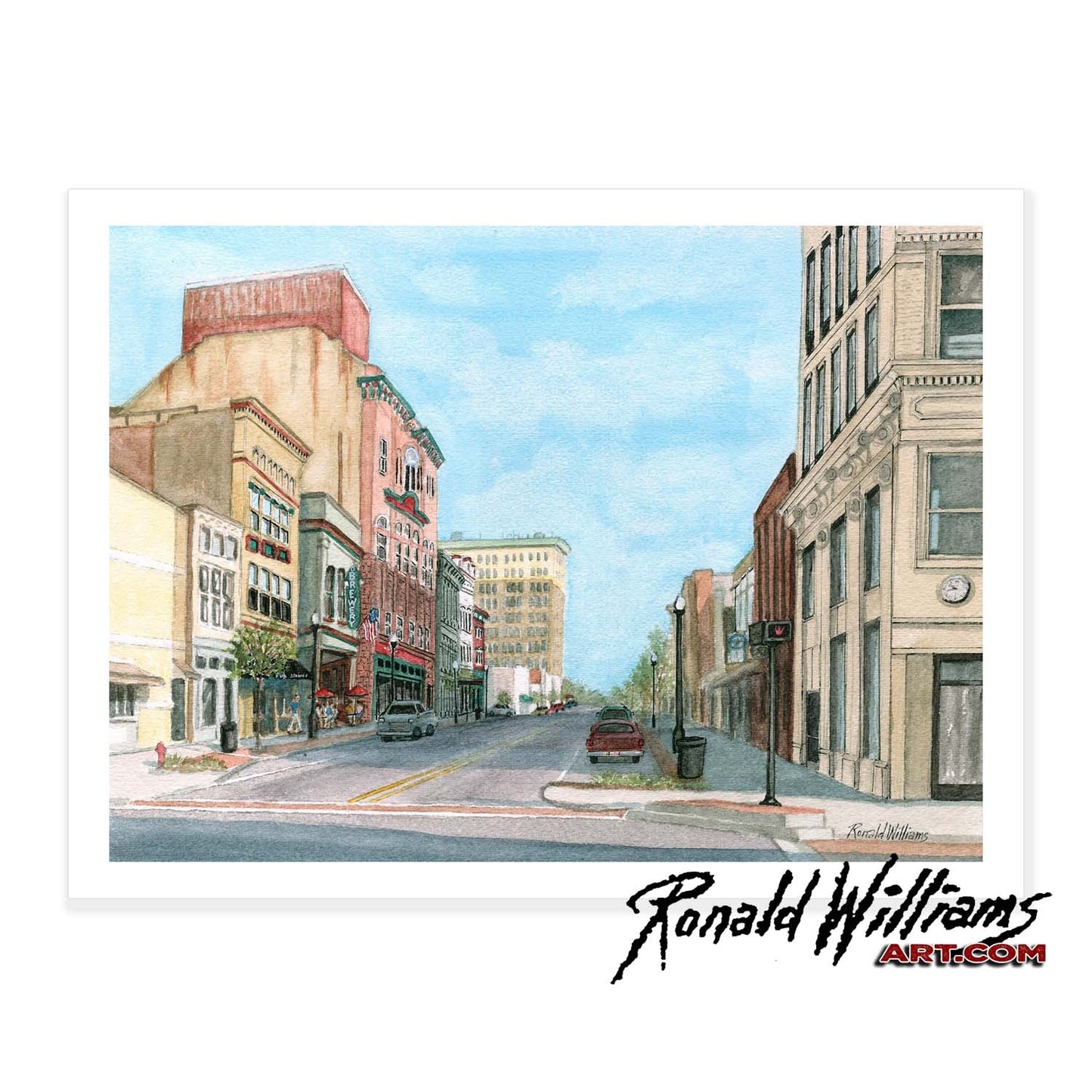 Prints - Historic Wilmington North Carolina Front and Market Street