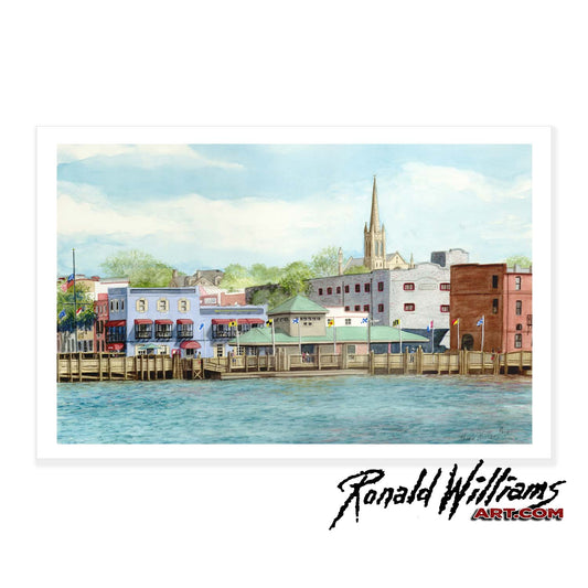 Prints - Historic Wilmington North Carolina River Walk