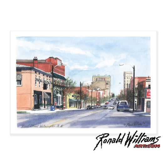 Prints - Historic Wilmington North Carolina Front Street Orange Street
