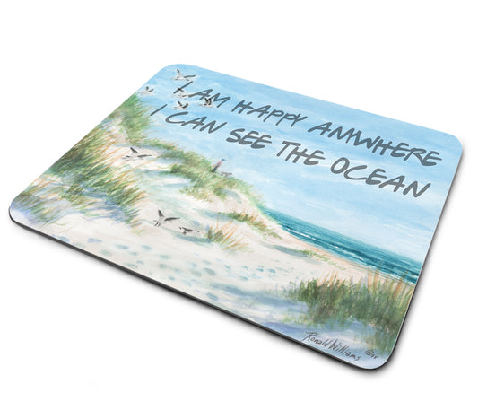 Mouse Pad - Sand Dunes By The Ocean