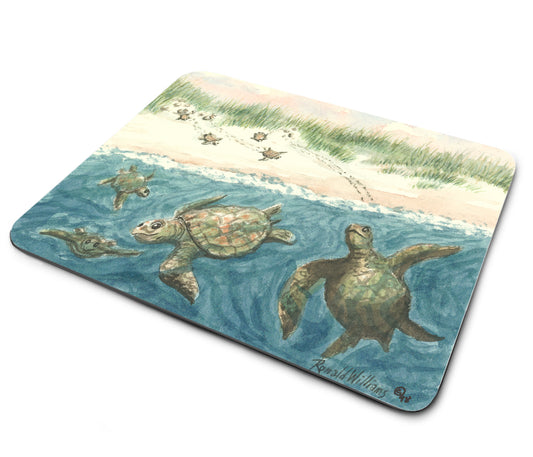 Mouse Pad - Sea Turtles and Hatchlings