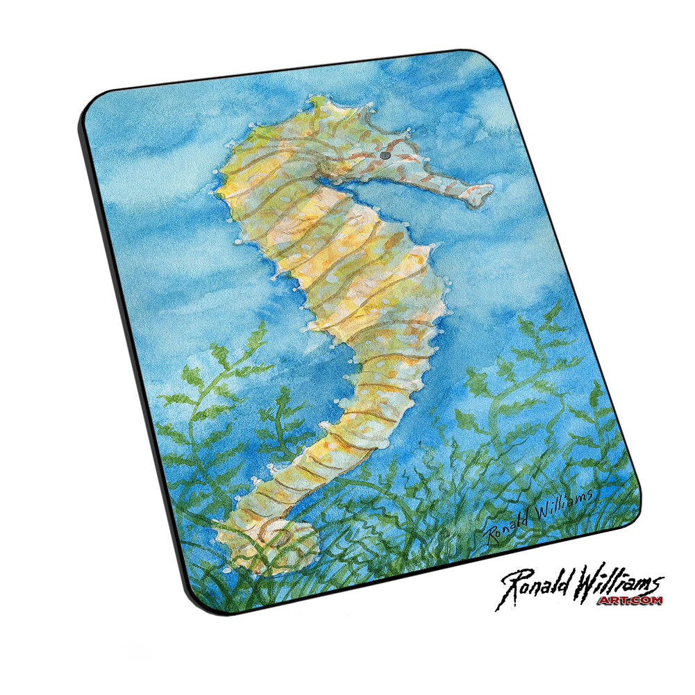 Mouse Pad - Colorful Seahorse Just Hanging Out