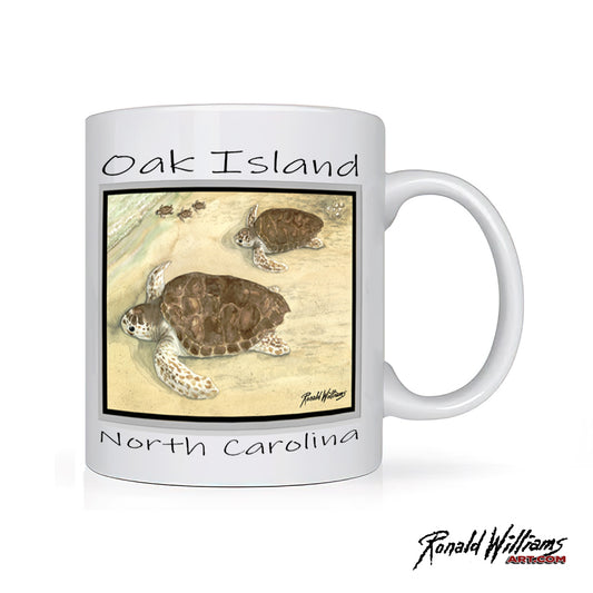 Coffee Mug - Turtle Hatchlings Oak Island North Carolina