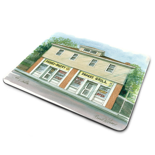 Mouse Pad - Downtown Southport North Carolina Fourth and Castle St.