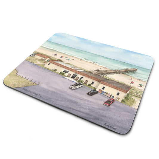 Mouse Pad - Holden Beach North Carolina Fishing Pier