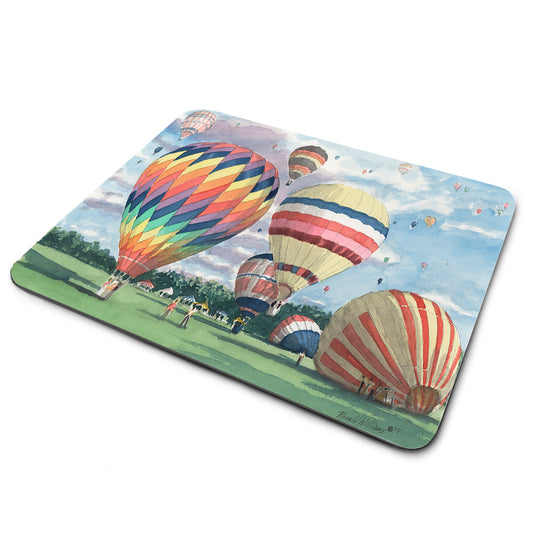 Mouse Pad - Flying High with These Hot Air Balloons