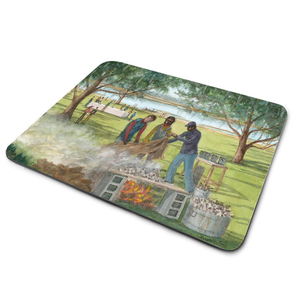Mouse Pad - Down South Old Fashion Oyster Roast
