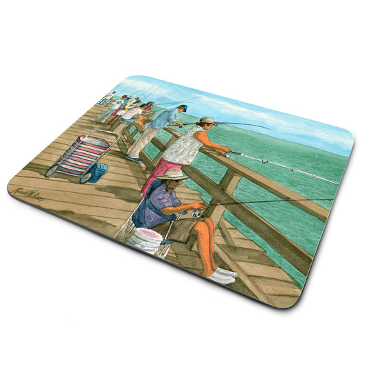 Mouse Pad - Enjoying The Fishing