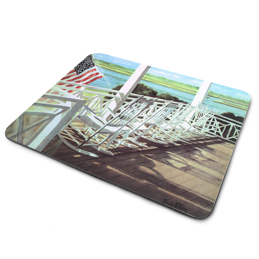 Mouse Pad - Porch Rockers By The Water