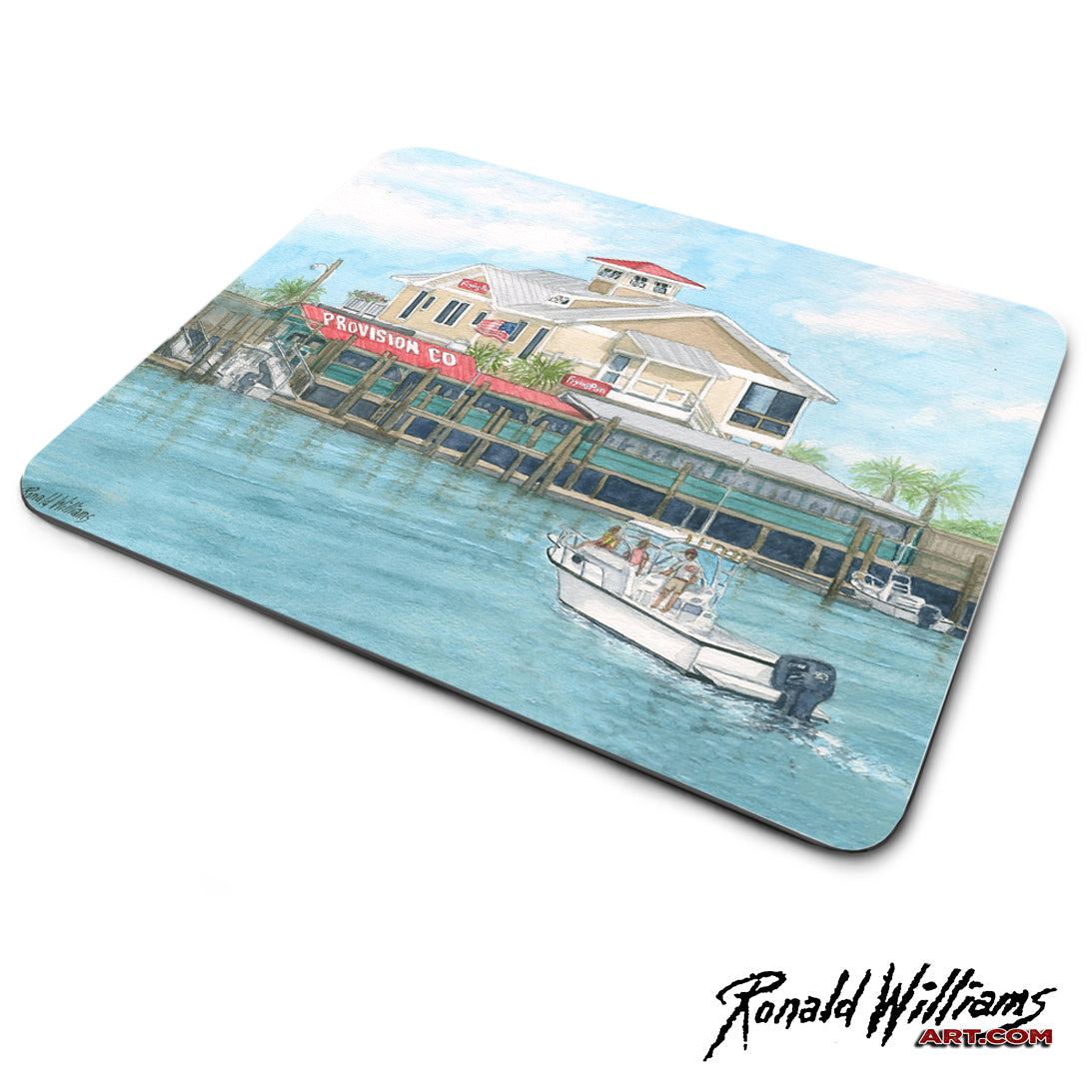 Mouse Pad - Frying Pan Restaurant Provision Company Southport NC