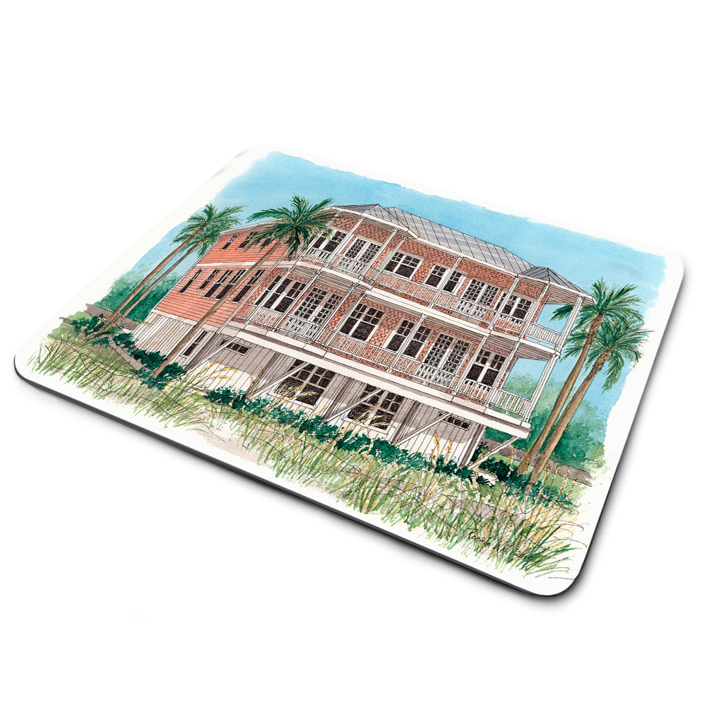 Mouse Pad - Tropical Style Beach House