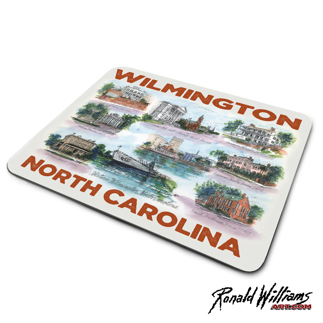 Mouse Pad - Wilmington North Carolina Collage