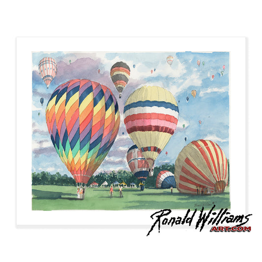 Prints - Flying High with These Hot Air Balloons