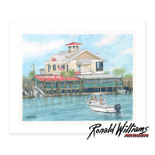 Prints - Frying Pan Restaurant Provision Company Southport NC