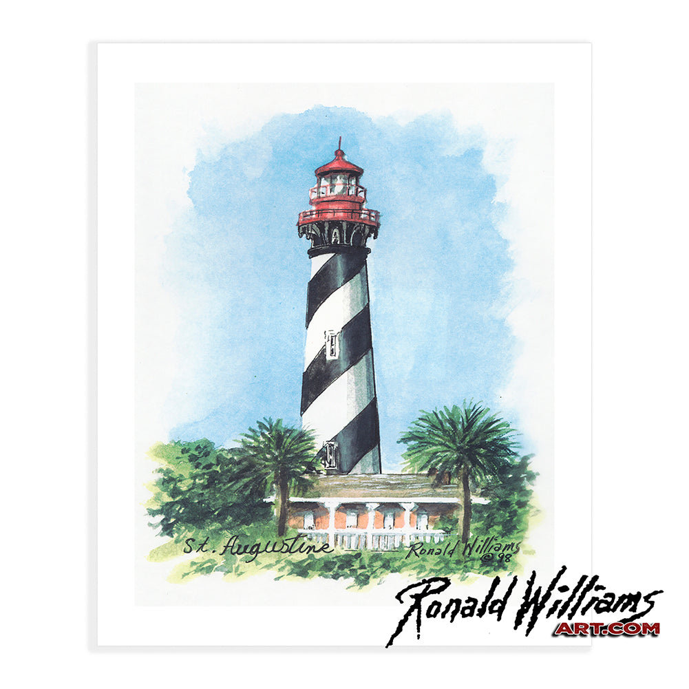 Prints - Historic St. Augustine Florida Lighthouse