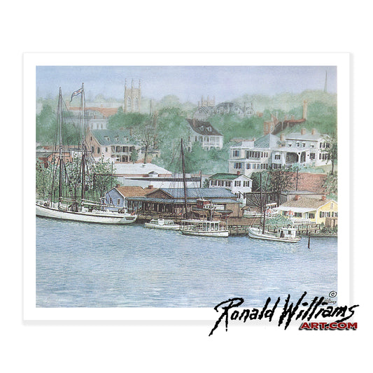 Prints - Historic Wilmington North Carolina River Front