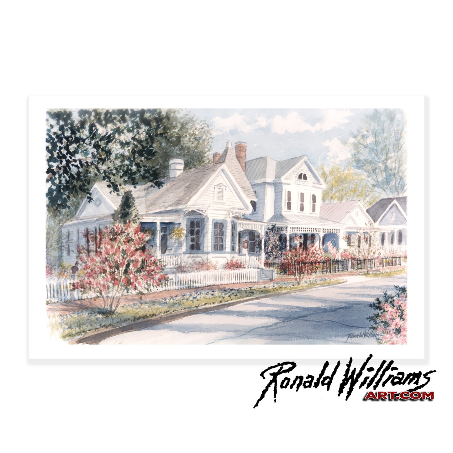 Prints - Historic Wilmington North Carolina 2nd Street Homes