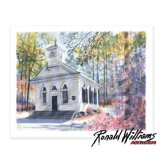 Prints - Historic Wilmington North Carolina Airlie Chapel